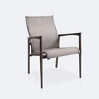 Oak Ridge Dining Armchair - Brushed Walnut Brown