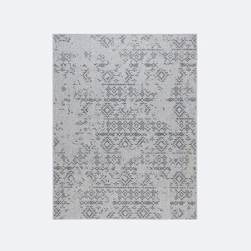 Oksana Outdoor Rug 5'x7' - Grey Anthracite