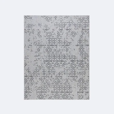 Oksana Outdoor Rug 5'x7' - Grey Anthracite