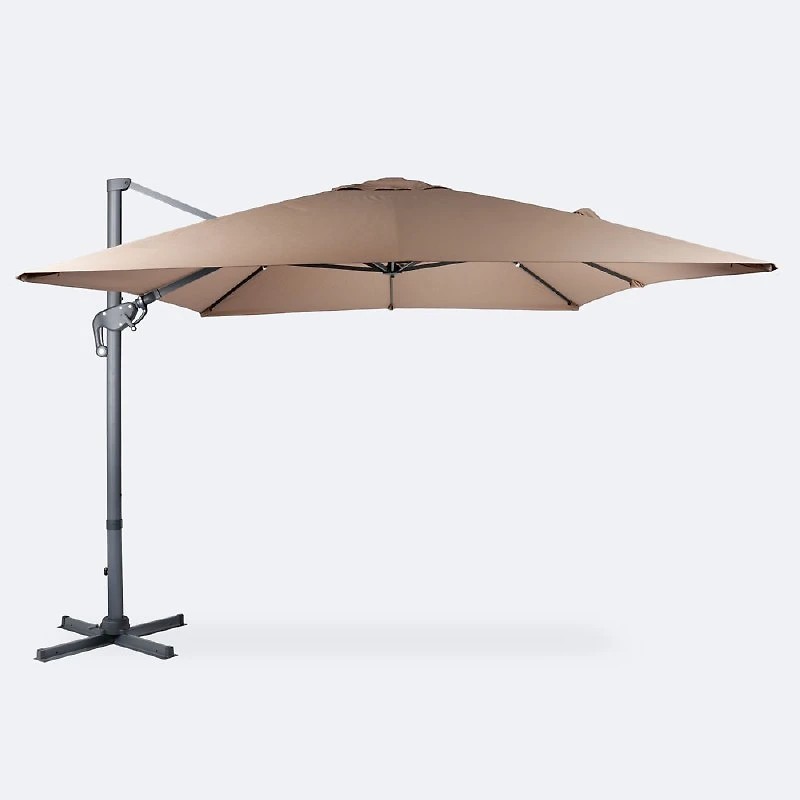 Orion 10x13 Rectangular Parasol - Light Beige