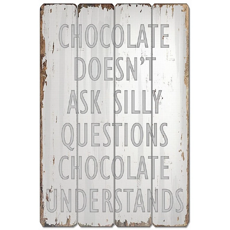 Wood Sign - Chocolate