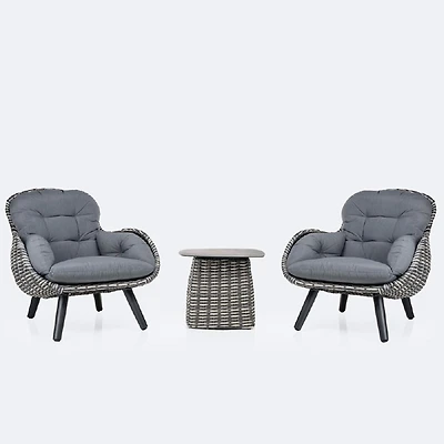 Palm Wicker Set