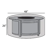 Round Firepit Table Cover
