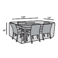 Rectangular Dining Set Cover