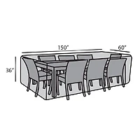Rectangular Dining Set Cover