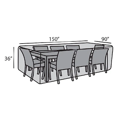 Rectangular Dining Set Cover