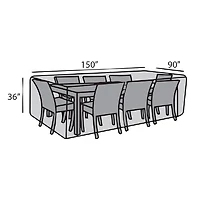 Rectangular Dining Set Cover