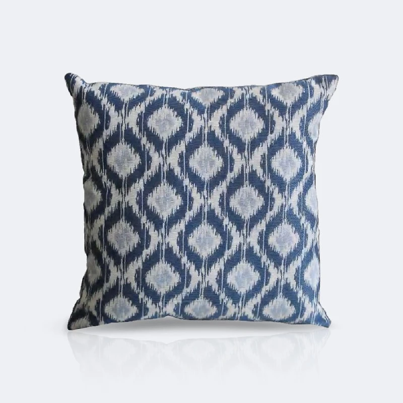 Throw Pillow - Blue Diamonds
