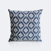 Throw Pillow - Blue Diamonds