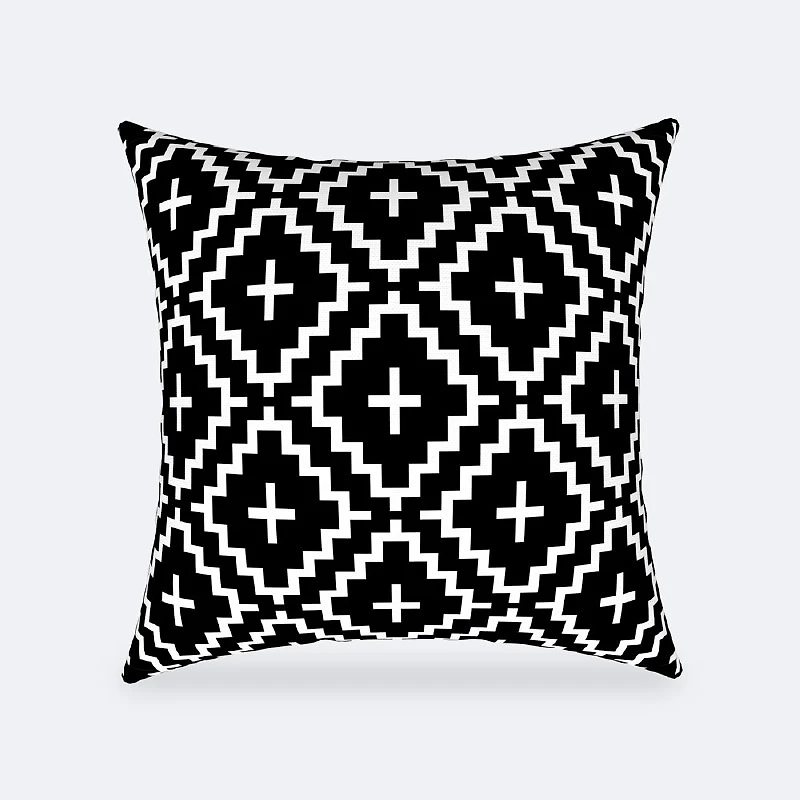 Throw Pillow 18 x 18 - Black Diamond