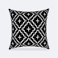 Throw Pillow 18 x 18 - Black Diamond
