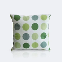 Throw Pillow - Green Dots