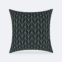 Throw Pillow 18 x 18 - Grey Chevron