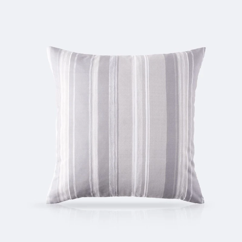 Throw Pillow 18 x 18 - Grey Stripe