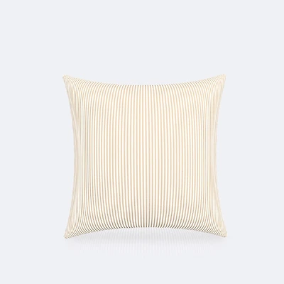 Throw Pillow 18" x 18"- Oatstripe