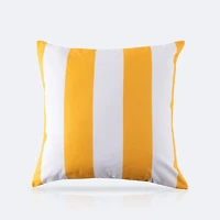Throw Pillow 18 x 18 - Yellow Stripe
