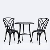 Sierra Bistro Set - Black