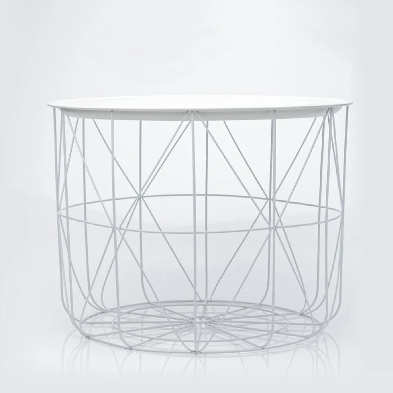 Large Storage Table - White