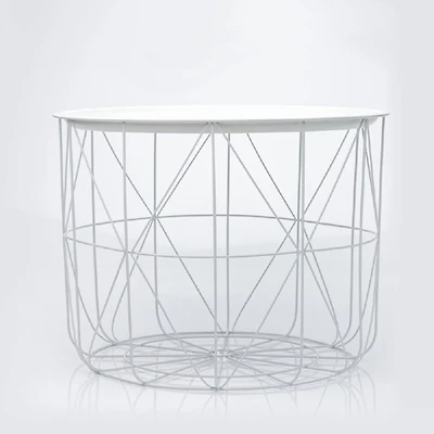 Large Storage Table - White