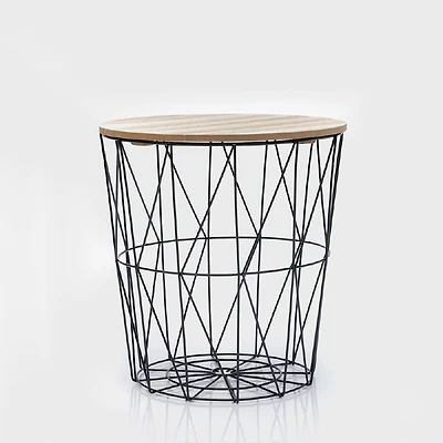 Medium Storage Table - Wood