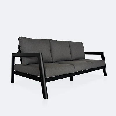 Switch Sofa - Black Frame / Dotbella Thunder Grey Cushion