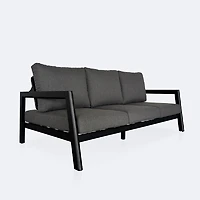 Switch Sofa - Black Frame / Dotbella Thunder Grey Cushion