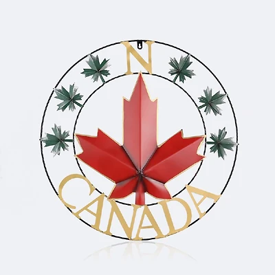Canada Maple Leaf Metal Wall Art