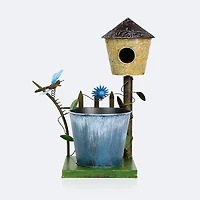 Decorative Birdhouse Planter