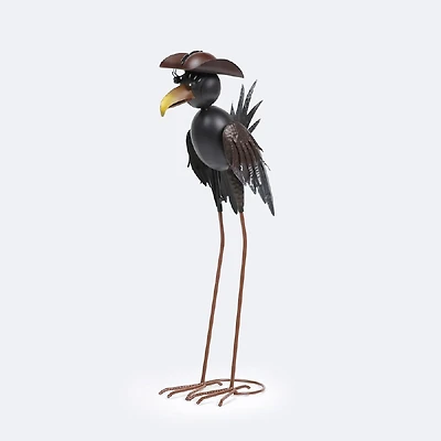 Decorative Metal Crow