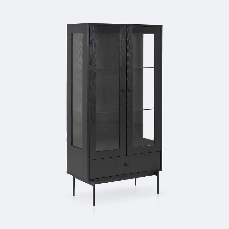 Angus Display Cabinet - Black