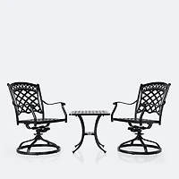 Blanca Bistro Set  - Black Tippet