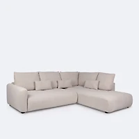 Estelle Right Hand Facing Sectional   - Bone