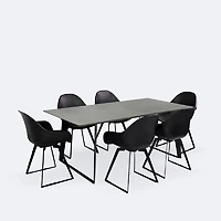 Ghost Dining Set - 6 Seats