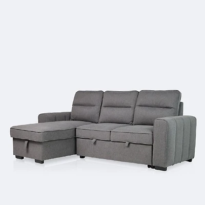 Morris Reversible Sleeper Sectional with Storage Chaise
