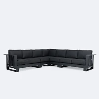 Renfrew Sectional Set - Black Frame