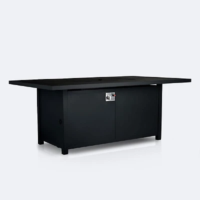 Shoreline 48"x86" Firepit Dining Table