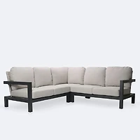 Troy Sectional - Black Frame