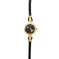 ELLE BUTTERFLY BROWN DIAL