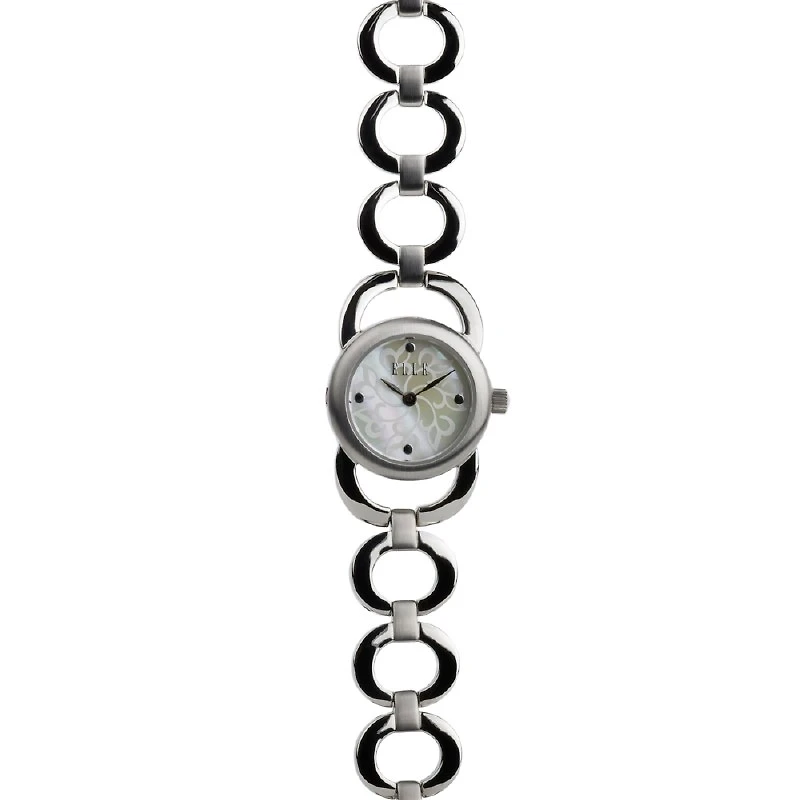 Elle Watch-White Dial Steel Bracelet