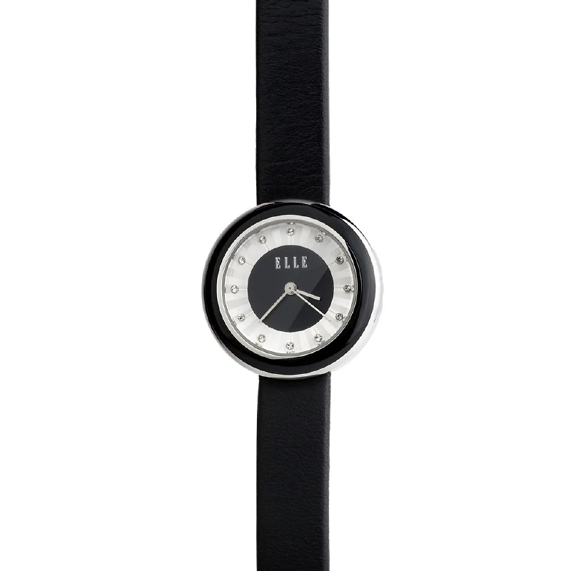 Elle "Mini Solar" Watch-Black