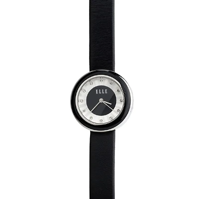 Elle "Mini Solar" Watch-Black