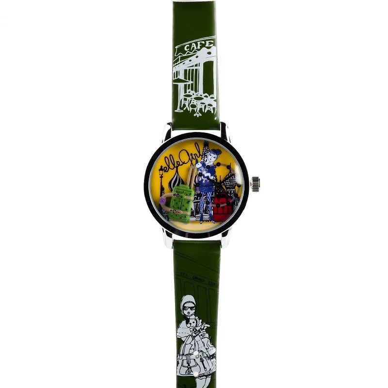 Elle Girl Watch-En Voyage-Green