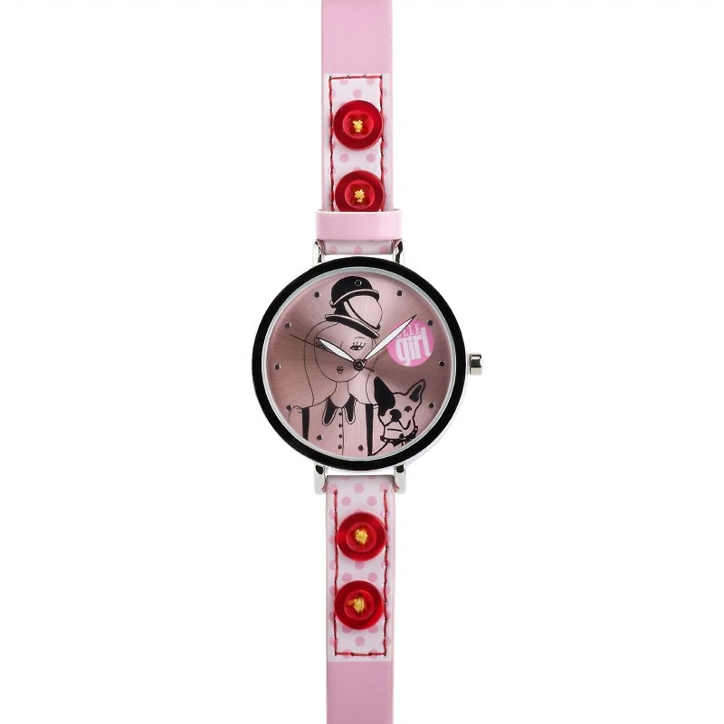 Elle Girl Watch-Buttons- Pink