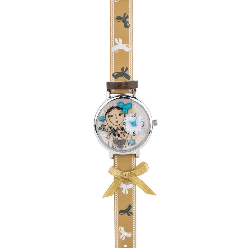 Elle Girl Watch-Portrait-Beige