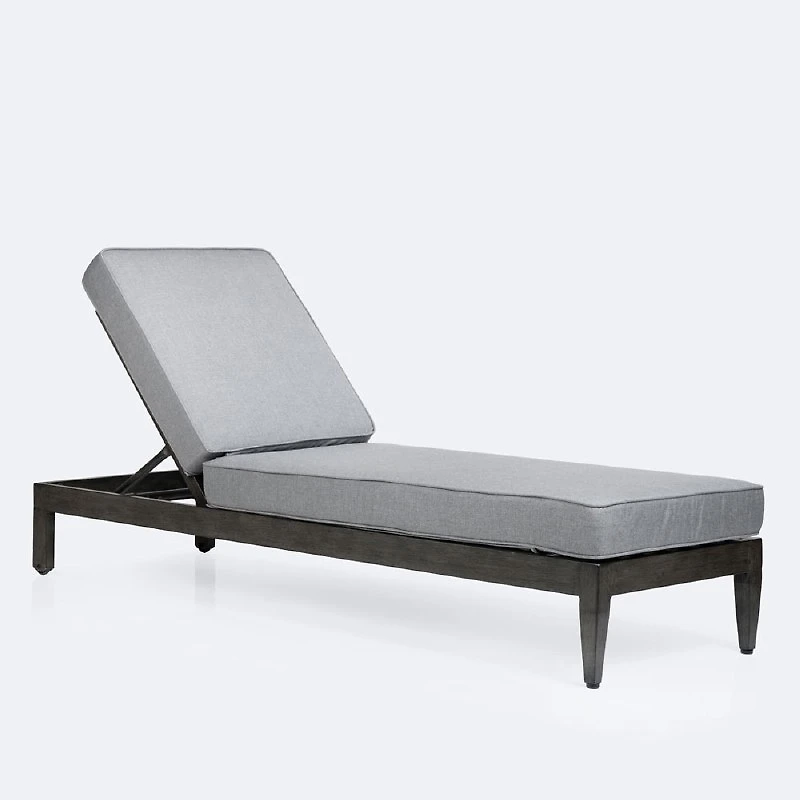 Belvedere Lounge - Brushed Grey Frame / Cast Slate Cushion