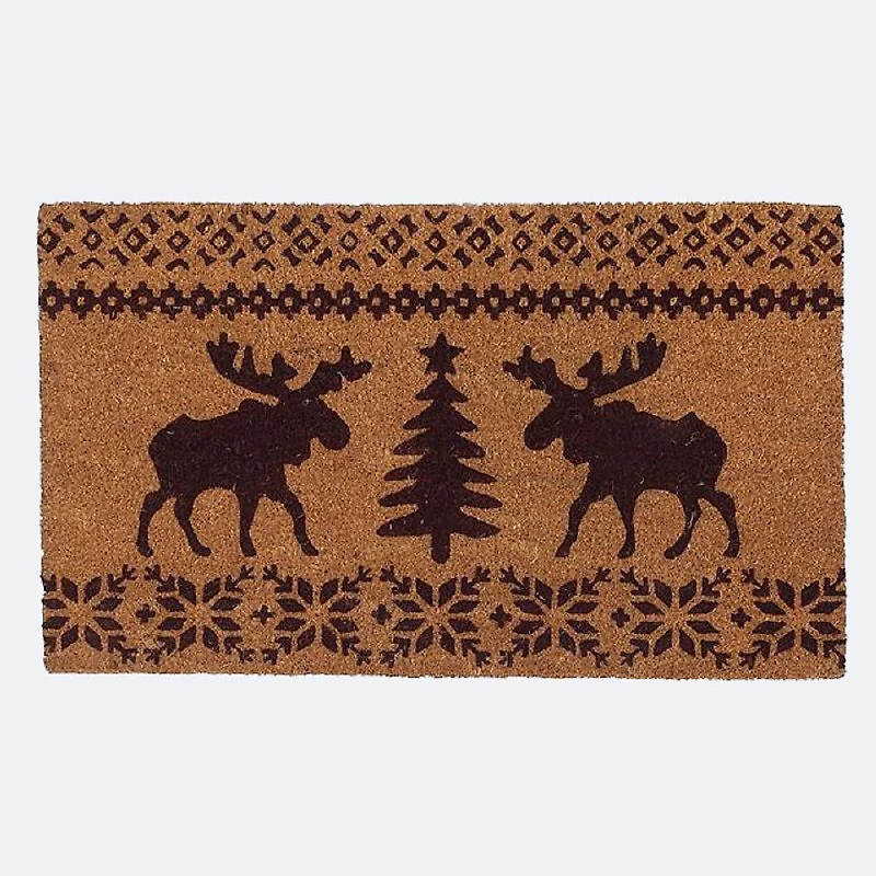 Coir Door Mat-Red Mooses