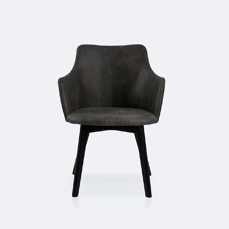 Bella Dining Armchair - Dark Grey