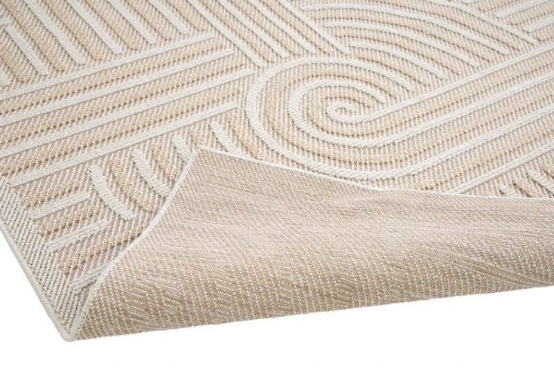 Assia Outdoor Rug 5x7 - Beige