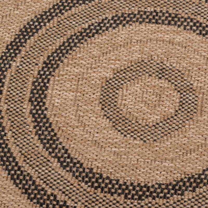 Avanos Outdoor Rug 6' Round - Black