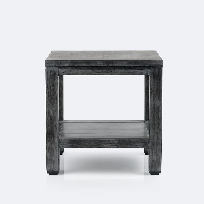 Belvedere End Table - Brushed Grey